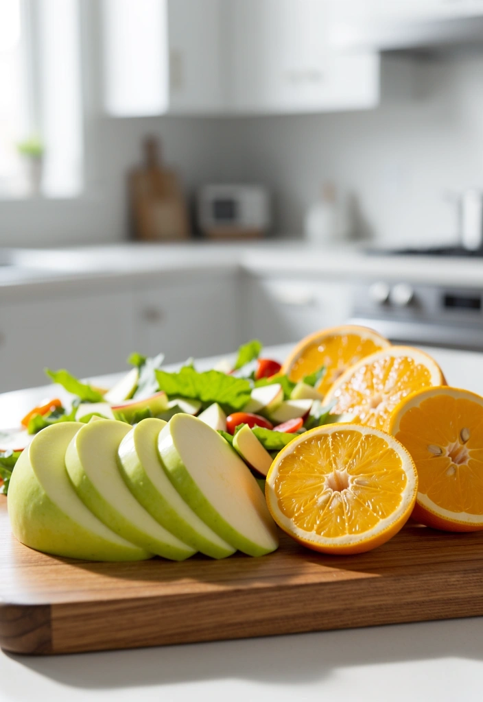 Variedad de frutas frescas