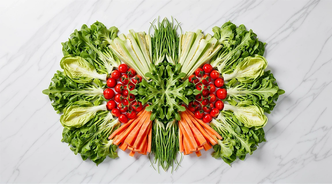 Fotografía de ingredientes frescos y saludables